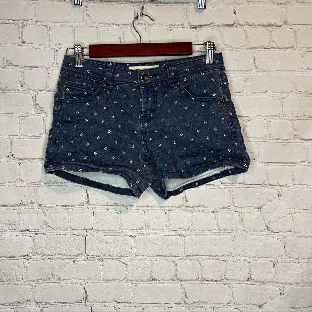 Cotton On Daisy Black Jean Shorts size 4